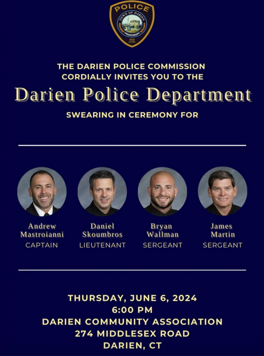 Promotions Darien Police Swearing In